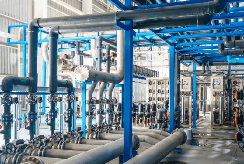 MEP mechanical piping installation